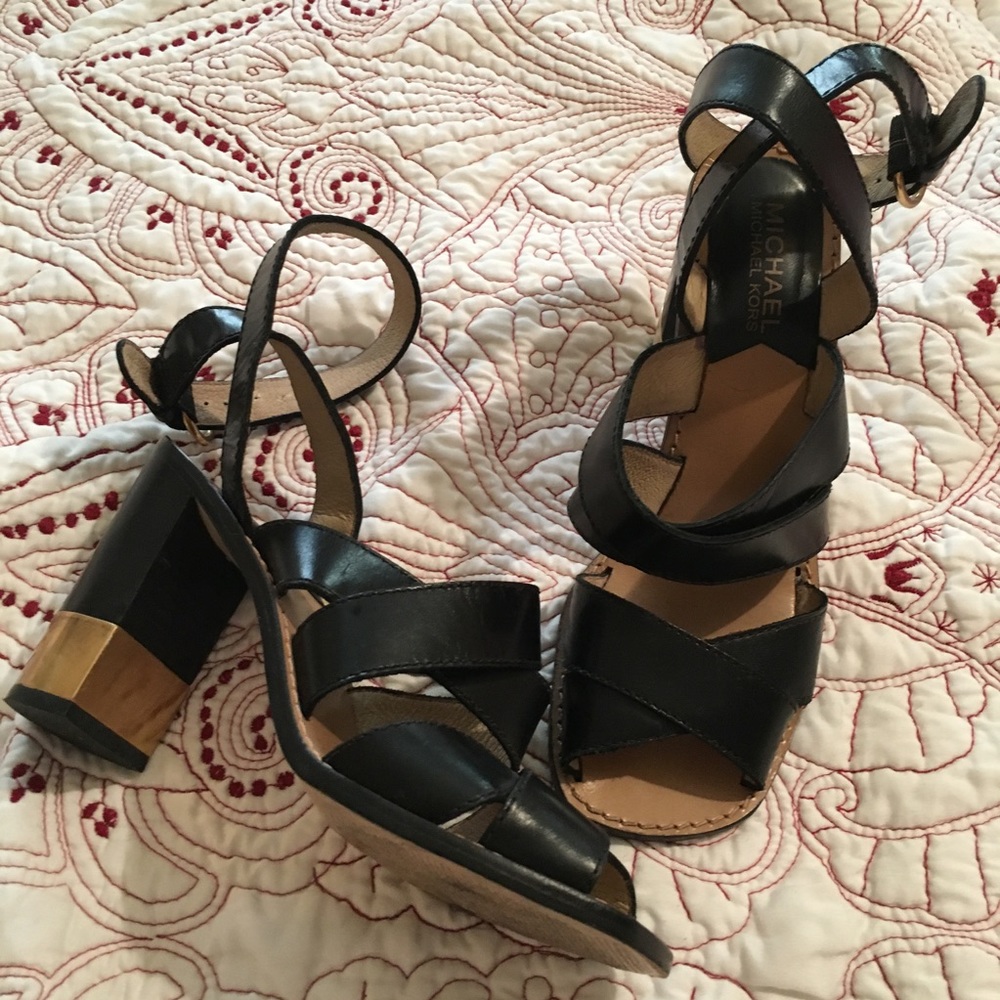 Michael Kors ankle strap sandals